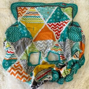Infantino Baby Shopping Cart Protective Cover Green Multicolor